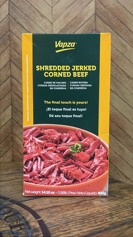 Shredded Cured Beef in Brine – 400g