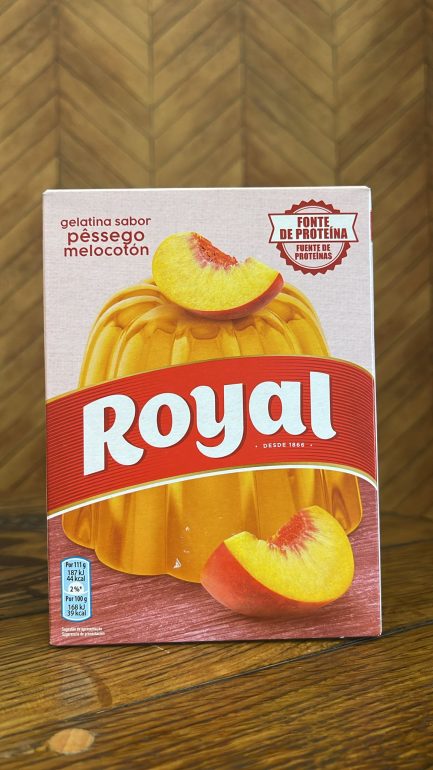 Royal Peach Flavoured Gelatine Powder
