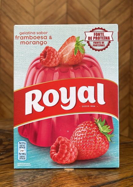 Royal Raspberry & Strawberry Flavoured Gelatine Powder