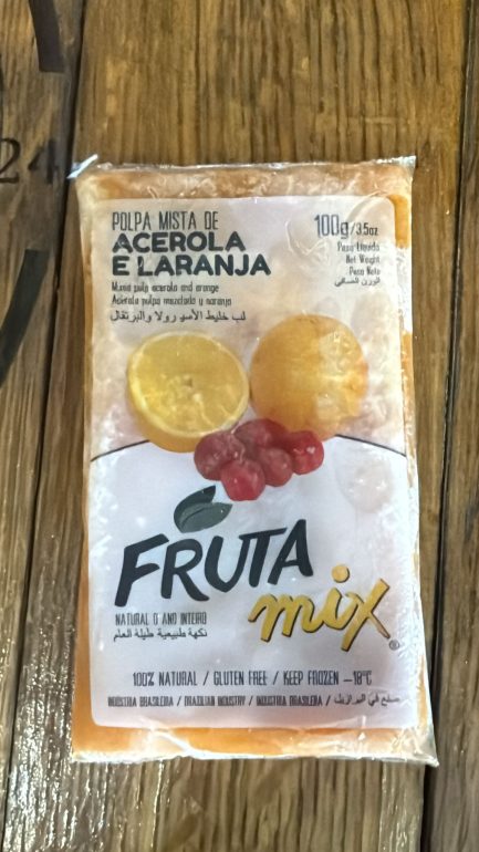 Fruta Mix Frozen Acerola & Orange Pulp 100g